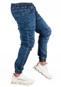 r.33 Spodnie JOGGERY męskie jeansowe BRANDO