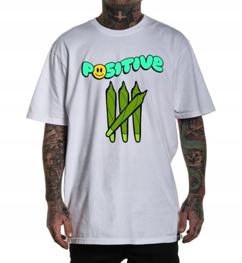 r.3XL T-SHIRT BIAŁA koszulka POSITIVE podkoszulek