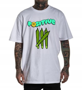 r.XXL T-SHIRT BIAŁA koszulka POSITIVE podkoszulek