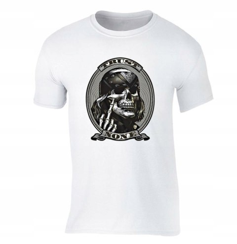 r.M T-SHIRT BIAŁA koszulka motocyklowa f*CK