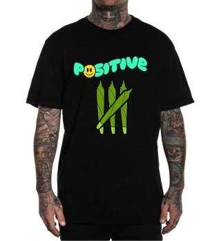 r.3XL T-SHIRT CZARNA koszulka POSITIVE podkoszulek