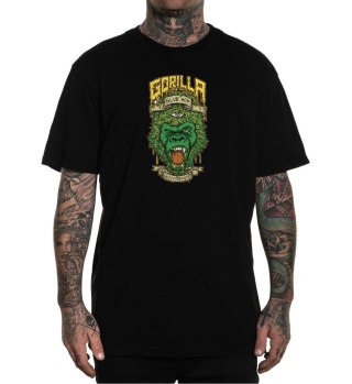 r.2XL T-SHIRT CZARNA koszulka gorilla podkoszulek