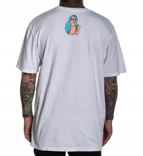 r.XXL Koszulka T-SHIRT BIAŁY CZACHA BEARD LADY