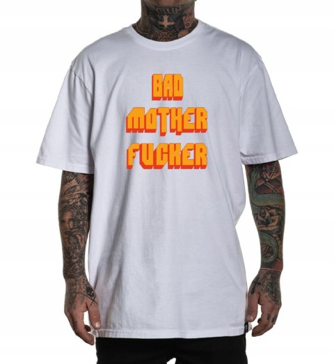 r.XXL T-SHIRT BIAŁA ŚMIESZNA BAD MOTHER F*CKER