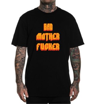 r.3XL T-SHIRT CZARNA ŚMIESZNA BAD MOTHER F*CKER