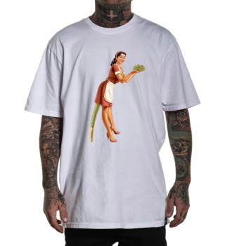 r.XL T-SHIRT koszulka męska BIAŁA PINUP GIRL JOINT