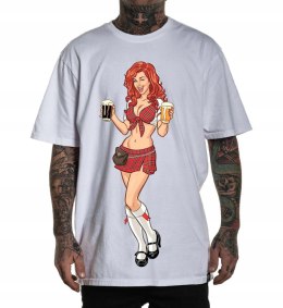 r.L T-SHIRT koszulka męska BIAŁA SEXY GIRL BEER