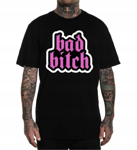 r.2XL T-SHIRT koszulka męska CZARNA BAD B*TCH