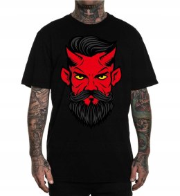 r.XXL T-SHIRT koszulka męska CZARNA RED DEVIL