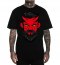 r.L T-SHIRT koszulka męska CZARNA RED DEVIL