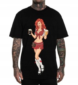 r.3XL T-SHIRT koszulka męska CZARNA SEXY GIRL BEER