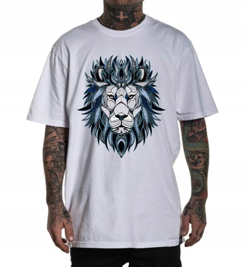 r.2XL T-SHIRT koszulka BIAŁA BLUE LION