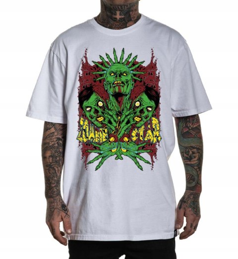 r.2XL T-SHIRT koszulka BIAŁA ZOMBIE ATTACK