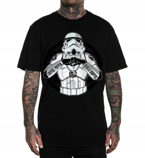 r.L T-SHIRT koszulka CZARNA STORMTROOPER