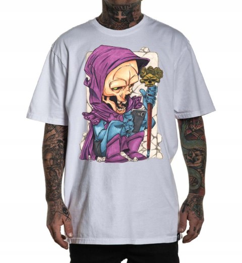 r.2XL T-SHIRT koszulka męska BIAŁA SKELETON