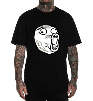 r.2XL T-SHIRT koszulka męska CZARNA FACE LIPS