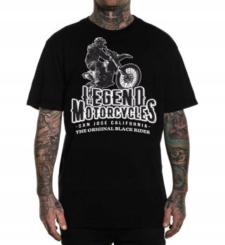 r.2XL T-SHIRT koszulka męska CZARNA LEGEND MOTOR