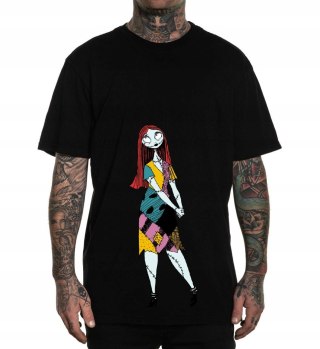 r.3XL T-SHIRT koszulka męska CZARNA Patchwork Girl