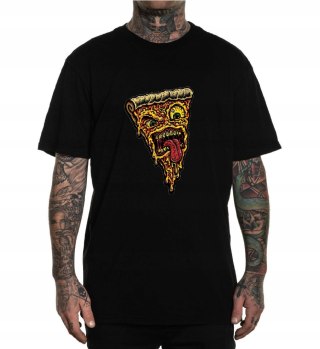 r.2XL TSHIRT koszulka CZARNA SCARY PIZZA