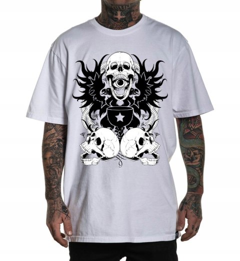 r.XXL T-SHIRT koszulka BIAŁA GOBLET AND SKULLS