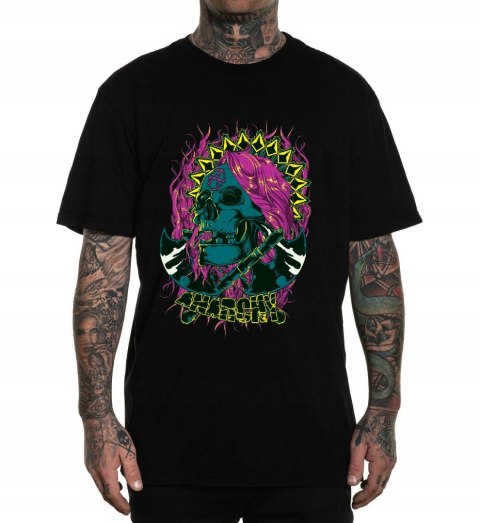 r.2XL T-SHIRT koszulka CZARNA SKULL ANARCHY