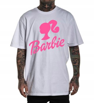 r.XL T-SHIRT koszulka męska BIAŁA BARBIE