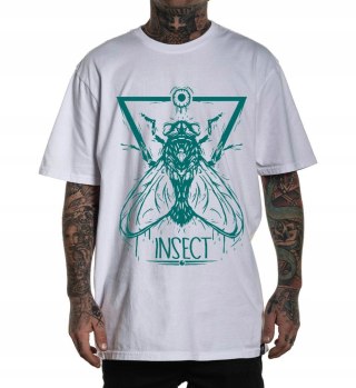 r.3XL T-SHIRT koszulka męska BIAŁA FLY INSECT