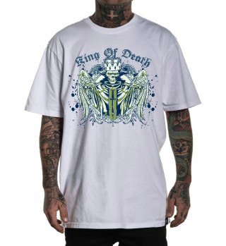 r.XXL T-SHIRT koszulka męska BIAŁA KING OF DEATH