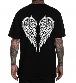 r.XL T-SHIRT koszulka męska CZARNA ANGEL WINGS