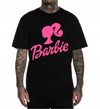 r.3XL T-SHIRT koszulka męska CZARNA BARBIE