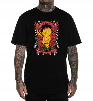 r.XXL T-SHIRT koszulka męska CZARNA CUPID DEVIL