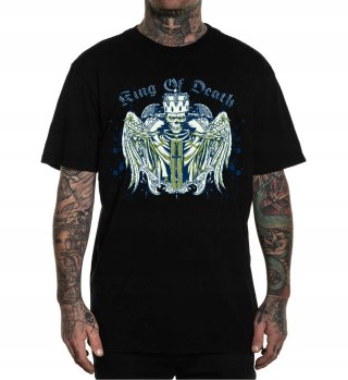 r.3XL T-SHIRT koszulka męska CZARNA KING OF DEATH