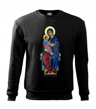 r.XXL Bluza męska DRESOWA CZARNA MARYJA