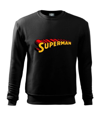 r.2XL Bluza męska DRESOWA CZARNA SUPERMAN