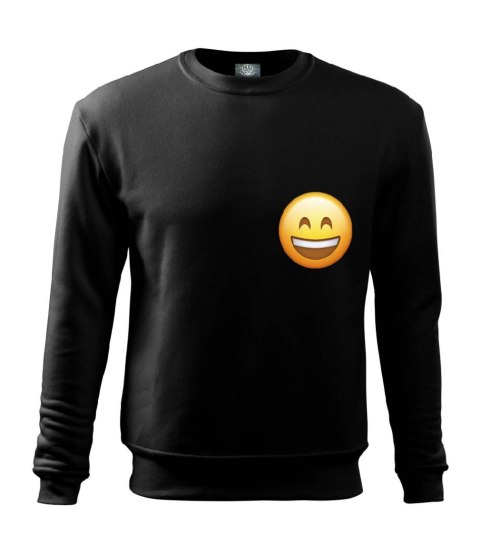 r.XL Bluza męska CZARNA BIG SMILE EMOJI