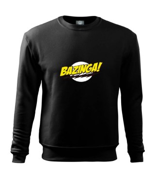 r.M Bluza męska CZARNA HAPPY BAZINGA