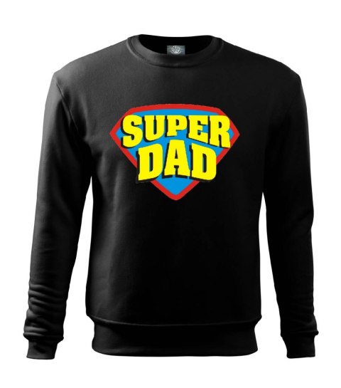 r.2XL Bluza męska CZARNA HAPPY SUPER DAD