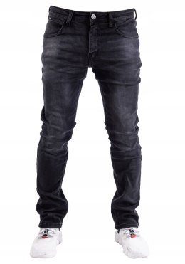 r.32 Spodnie męskie jeansowe klasyczne OLESSO