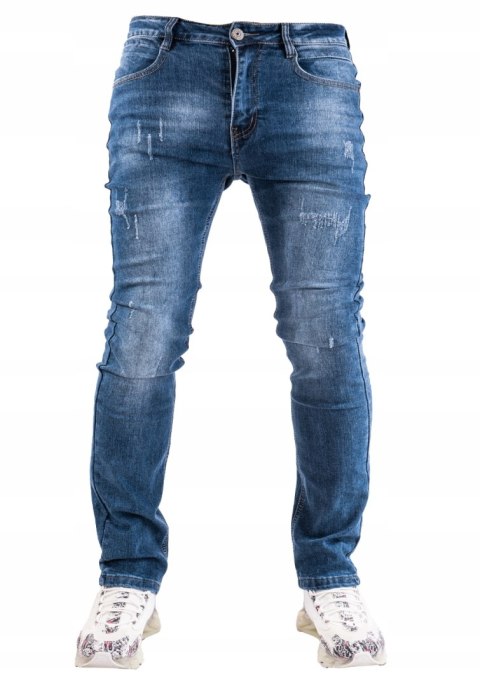 r.38 Spodnie męskie jeansowe SLIM HOKSAN
