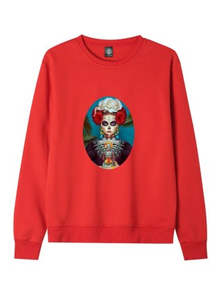 r.2XL Bluza męska CZERWONA DRESOWA SUGAR DEAD GIRL