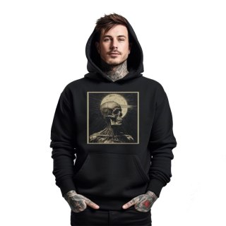 r.XL Bluza DRESOWA z kapturem czarna Sephia Skull